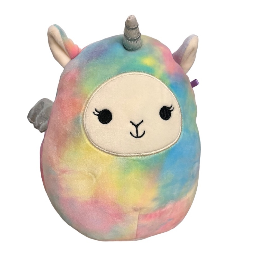 Squishmallows Kelly unicorn tie dye